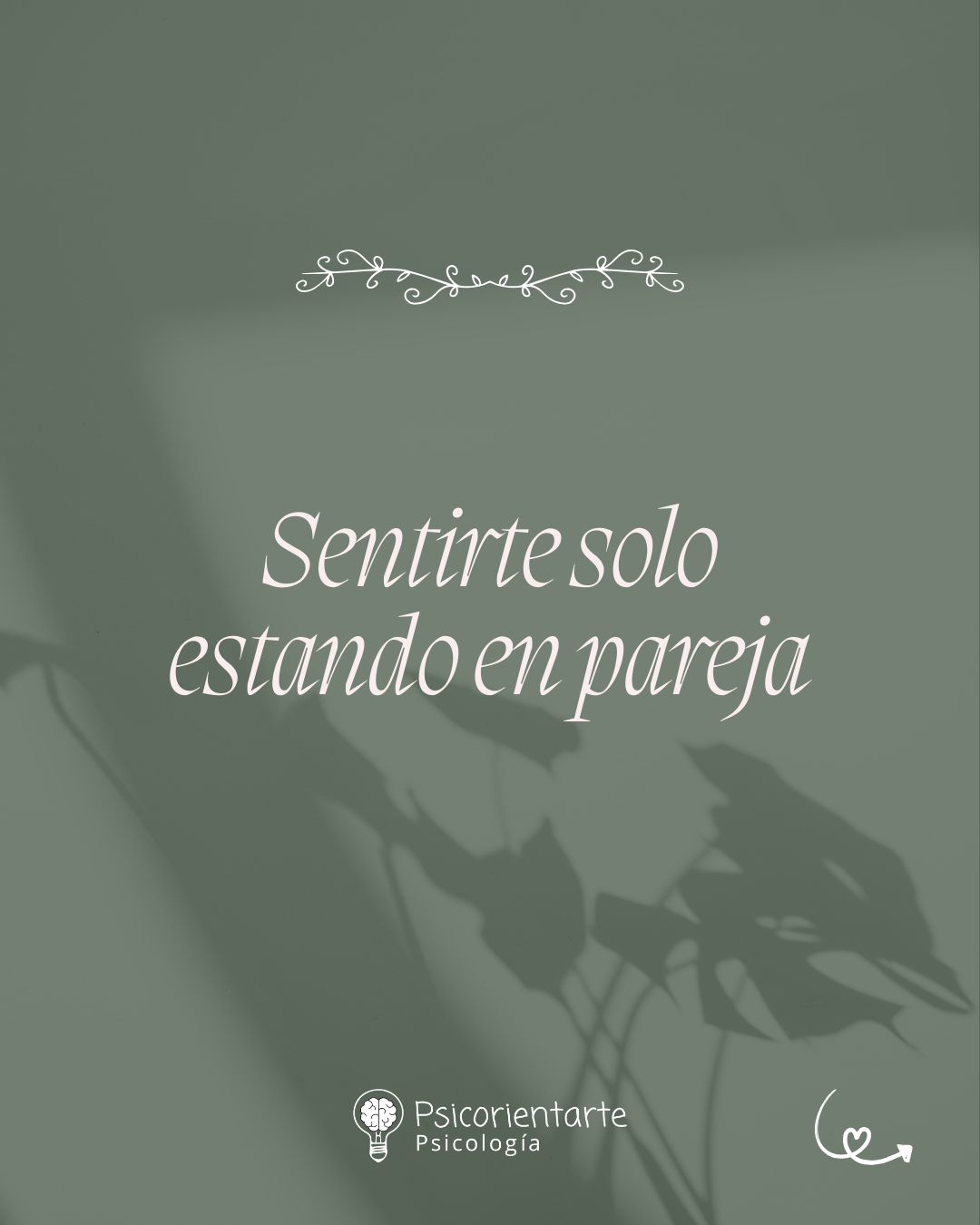 SENTIRSE SOLO ESTANDO EN PAREJA